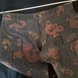 Tailored Dragon Cargo Pants